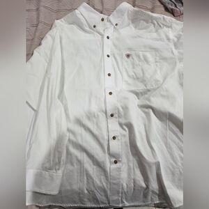 Ariat Men's White Button-Down Shirt